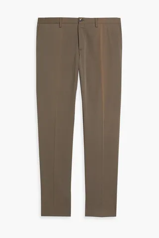 Cotton-blend twill chinos