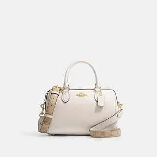 Rowan Satchel With Signature Canvas Detail