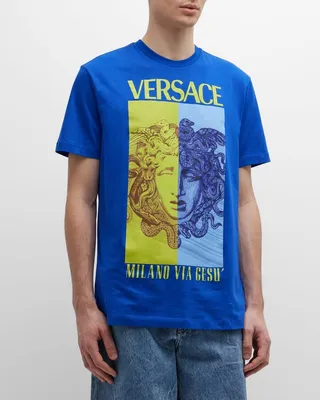 Men's Split Medusa Logo T-Shirt