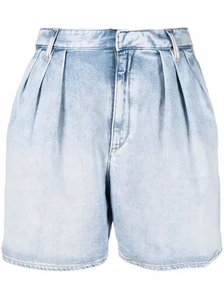 High-Waisted Denim Shorts