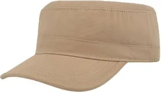 Atlantis Tank Brushed Cotton Military Cap - Khaki