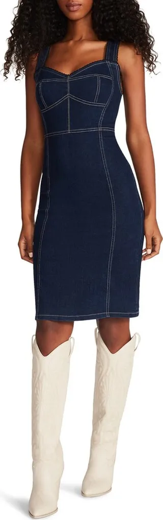 Estrella Bustier Denim Dress