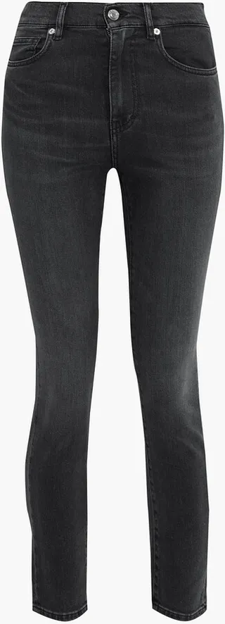 Hauss cropped high-rise skinny jeans