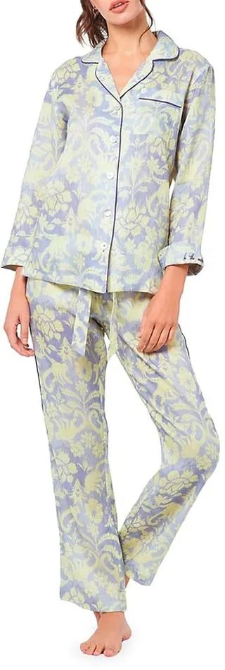 Emma Sleepy Monkey 2-Piece Long Pajama Set