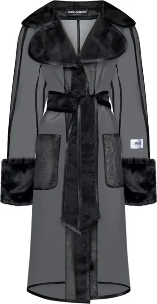 Dolce & Gabbana Kim Organza Trench Coat