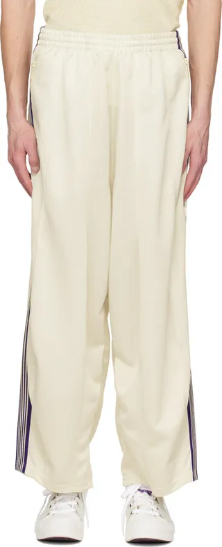 NEEDLES White Track Sweatpants