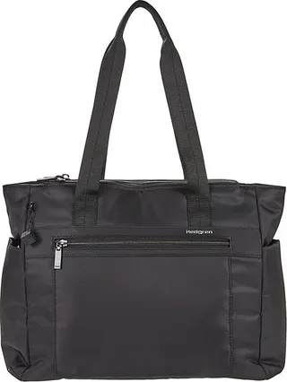 Hedgren Achiever Executive Sustainable Tote (Black) Handbags