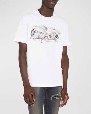 Men's Pegasus Script Logo T-Shirt
