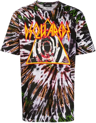 tie-dye printed T-shirt