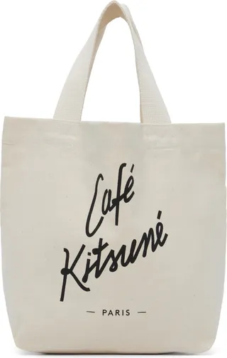 Maison Kitsuné Off-White Mini 'Cafe Kitsuné' Tote