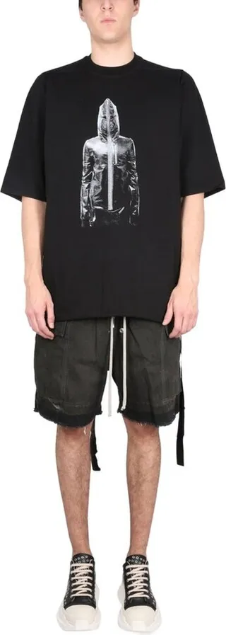 Rick Owens DRKSHDW Graphic Printed Crewneck T-Shirt