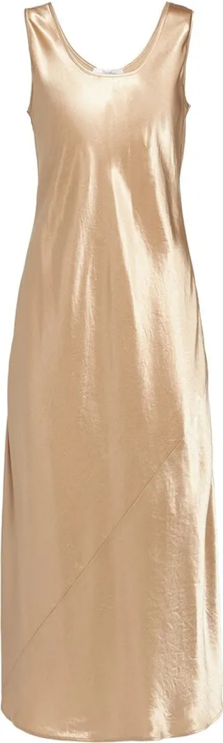 Capua satin midi dress