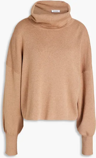 Lanica wool and cotton-blend turtleneck sweater