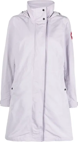 Logo Patch Hooded Jacket