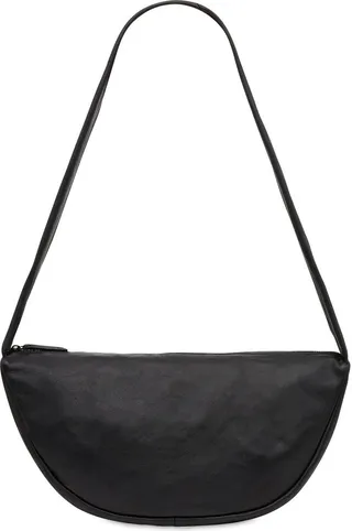Small Crescent leather shoulder bag