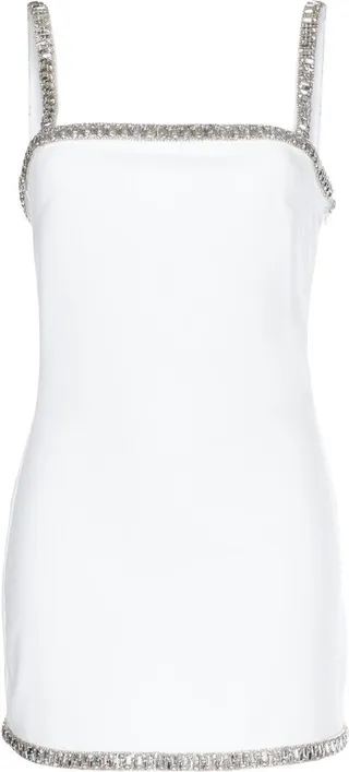 Regina crystal-embellished mini dress