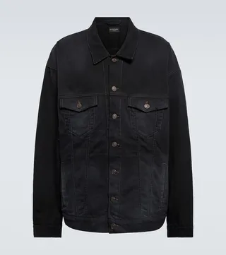 Oversized denim jacket