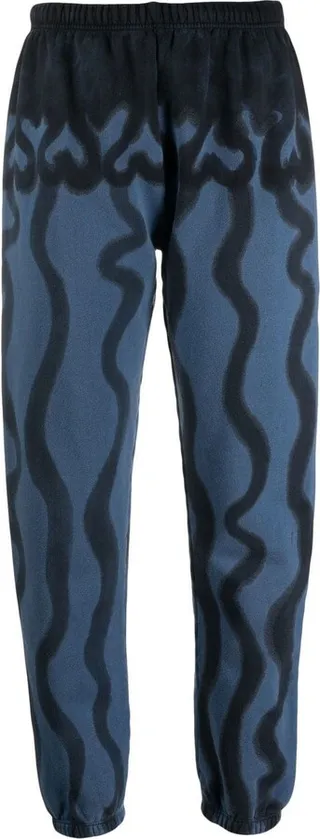 Abstract-Print Track Pants