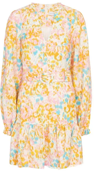 Ottoman printed minidress