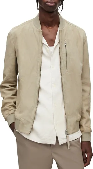 Kemble Suede Bomber Jacket