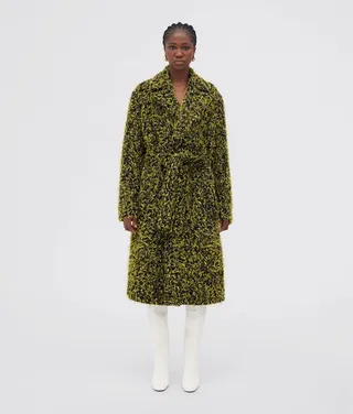 Fil Coupé Wool Coat