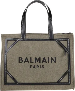 B-army Shopper Medium-canvas&logo