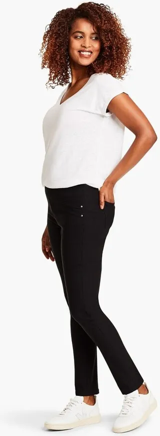 NIC+ZOE Wonderstretch Jean Black Onyx 4