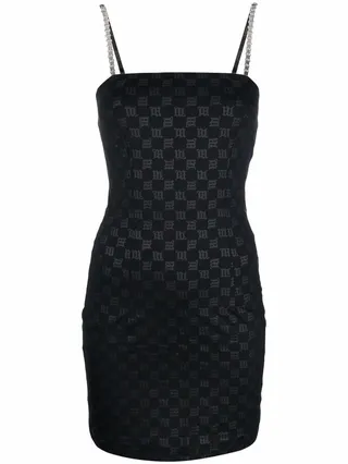 Monogram-Print Minidress