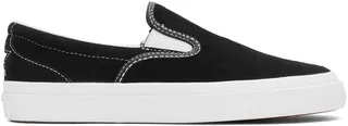 Converse Black Suede One Star Slip-On Sneakers