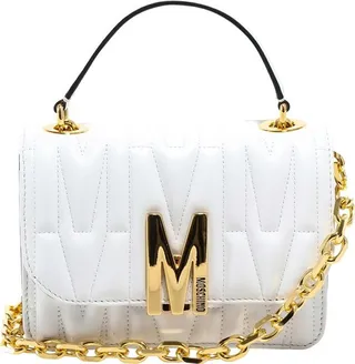 Moschino Logo Plaque Shoulder Bag