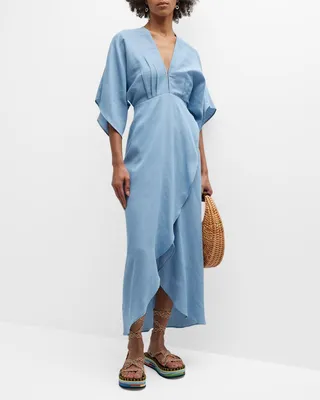 Katherine Chambray Midi Dress