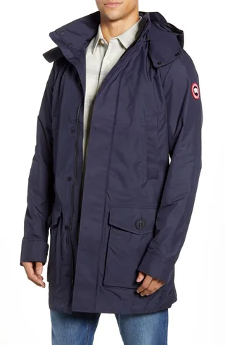Crew Trench Jacket with Removable Hood