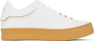 Emporio Armani White Sustainable Sneakers