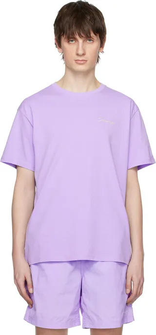Saturdays NYC Purple 'Saturdays' T-Shirt