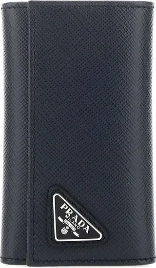 Prada Logo Plaque Key Holder