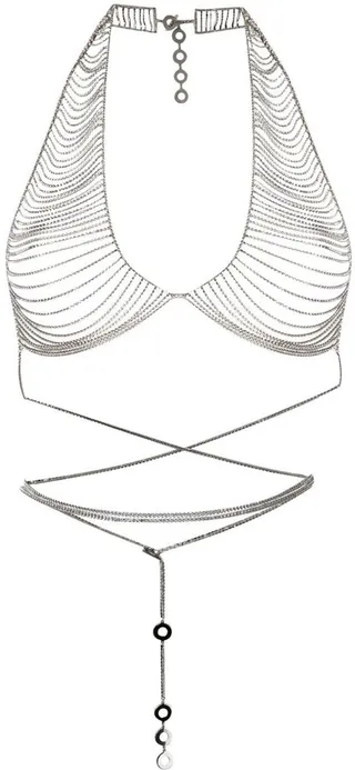 Eos rhinestone halterneck bralette