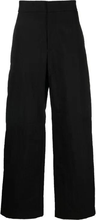 Straight-Leg Tailored Trousers