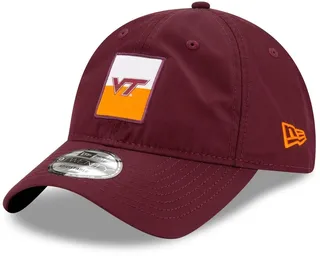 Men's New Era Maroon Virginia Tech Hokies Contrast Patch 9TWENTY Adjustable Hat