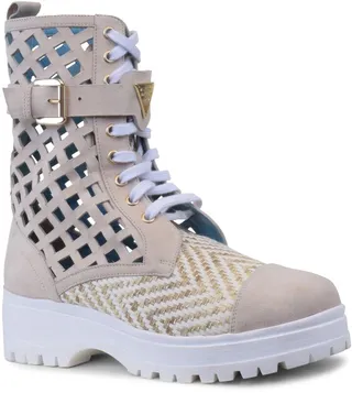 Bree Perforated Combat Boot