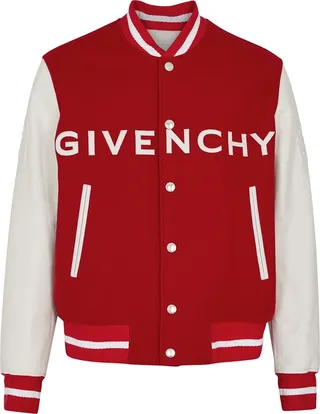 Givenchy Logo Wool-blend Varsity Jacket