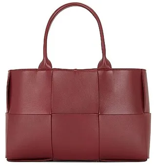Bottega Veneta Small Arco Tote Bag in Wine