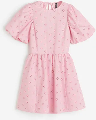 Puff-sleeved Dress