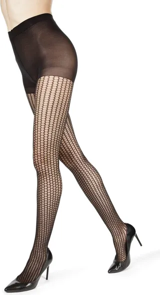 MeMoi Women's Roman Swirl Fashion Sheer Envelope Tights