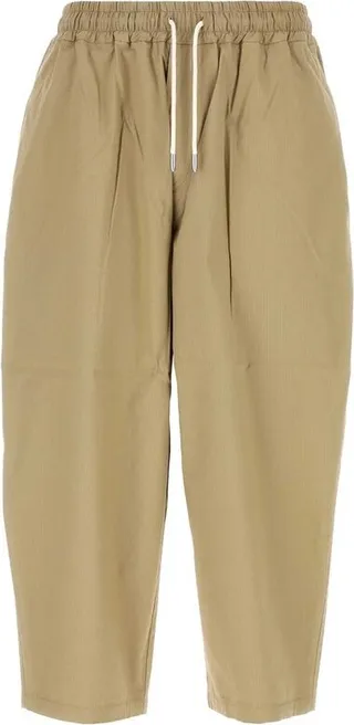 Emporio Armani Drawstring Cropped Pants