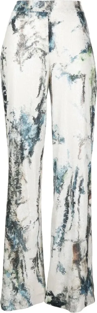 Sequin Embellished Pants