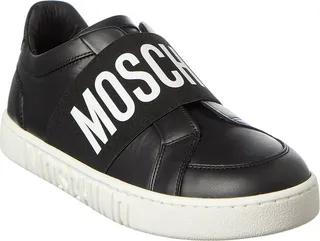 Moschino Logo Leather Sneaker