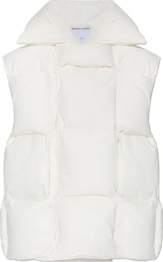 Padded Intreccio Gilet Jacket