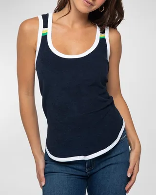 Rio Stripe Terry Tank Top