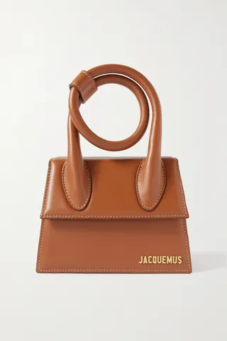 Jacquemus - Le Chiquito Noeud Leather Shoulder Bag - Brown