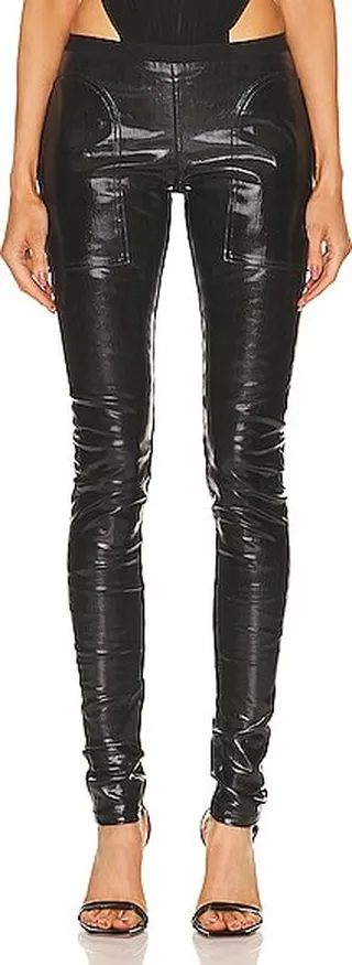 Rick Owens Denim Legging in Black